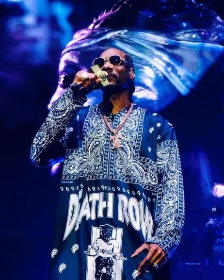 American Rapper Snoop Dogg Bandana Cotton Sweatsuit - Oskar Jacket