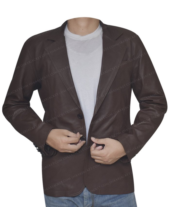 Leather Sheepskin Brown Coat