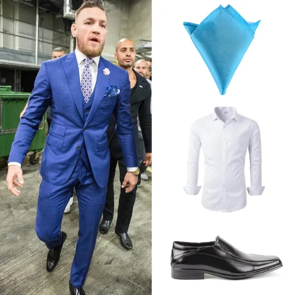 Conor McGregor’s Blue Suit Look
