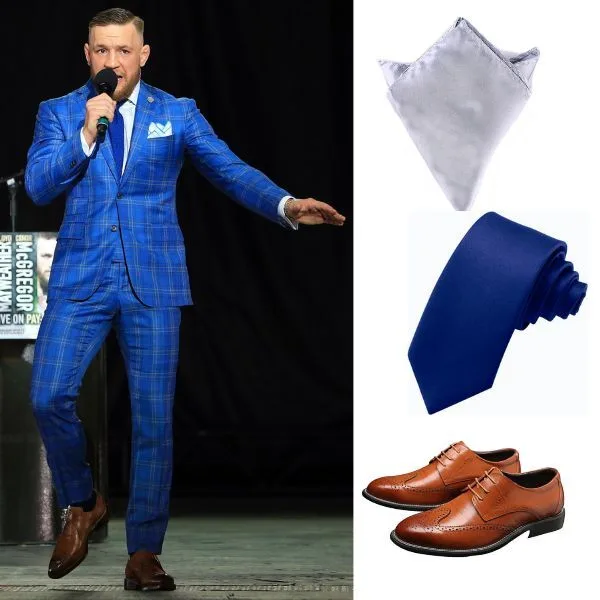 Conor McGregor’s Checkered Suit Look
