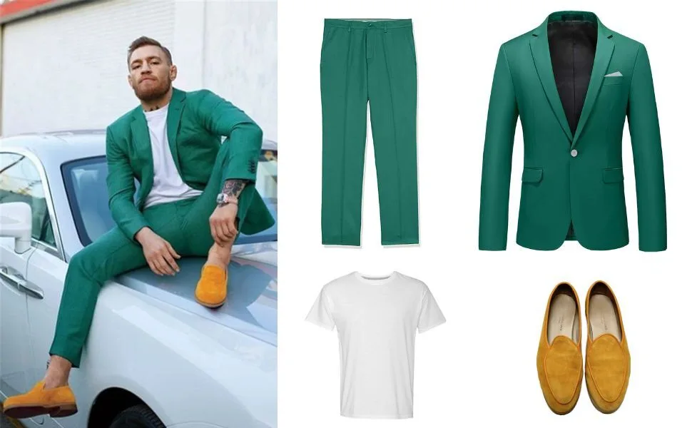 Conor McGregor’s Green Suit Look