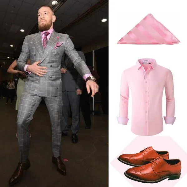Conor McGregor’s Grey Suit Look