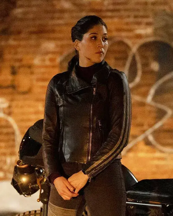 Hawkeye Alaqua Cox Black Leather Jacket