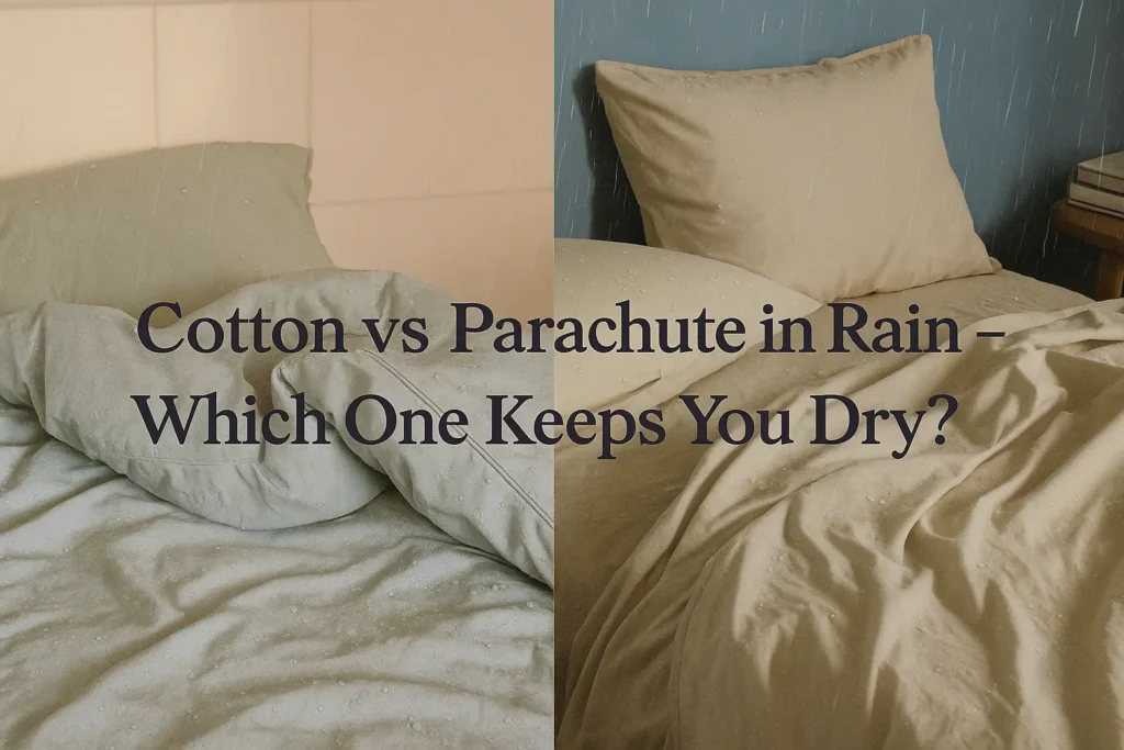 Cotton vs Parachute in Rain – Which One Keeps You Dry