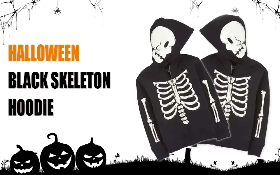 Black Skeleton Hoodie