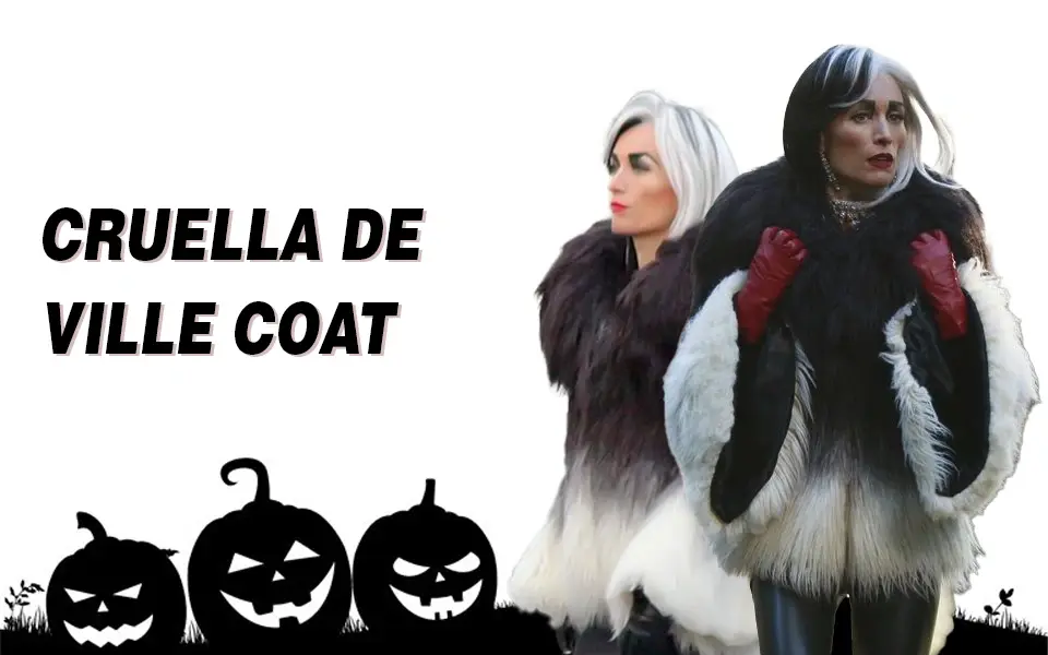 Cruella De Ville Coat For halloween