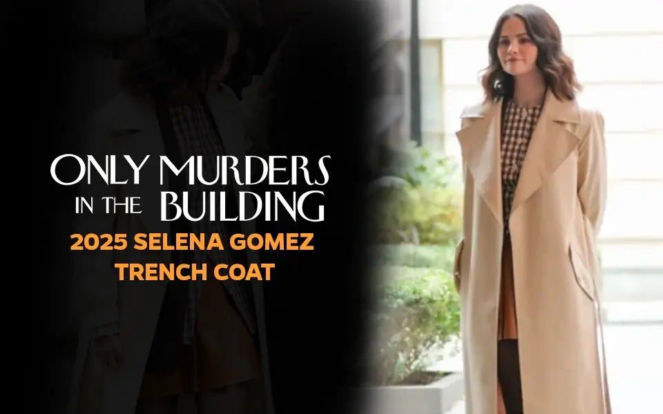 Only Murders In The Building S5 Selena Leather Studded Coat