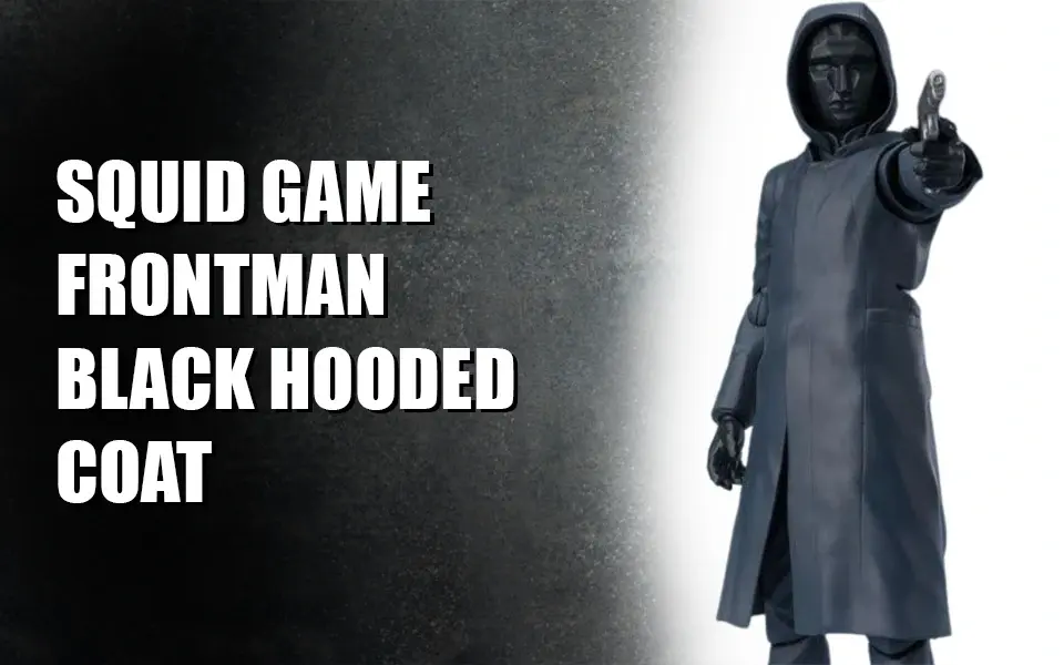 Squid Game Frontman Black Hooded Coat For Halloween