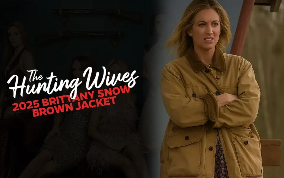 The Hunting Wives 2025 Brittany Snow Brown Jacket