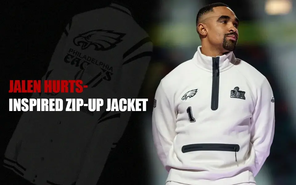 Jalen Hurts-inspired Zip-up Jacket
