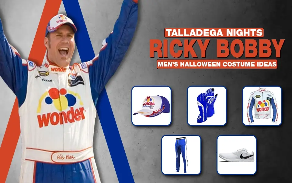 Talladega Nights Ricky Bobby Men’s Halloween Costume Ideas