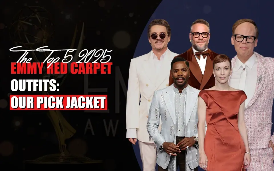 The Top 5 2025 Emmy Red Carpet Outfits Our Pick jacket