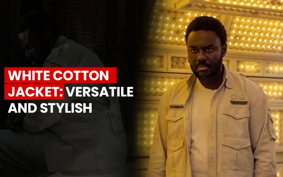 White Cotton Jacket Versatile and Stylish