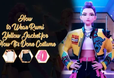 How to Wear Rumi Yellow Jacket for How It’s Done Costume