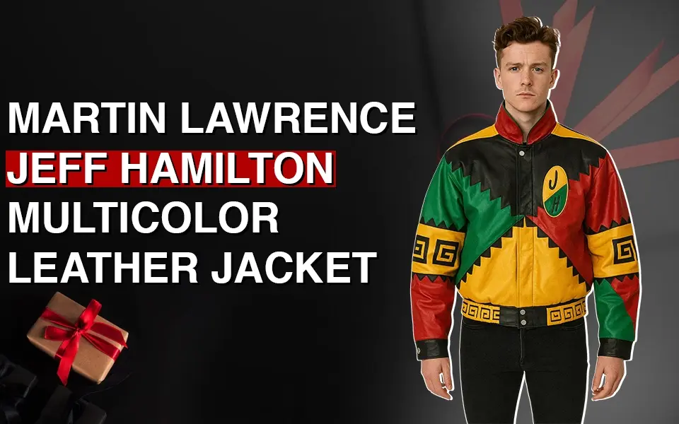 Martin Lawrence Jeff Hamilton Multicolor Leather Jacket