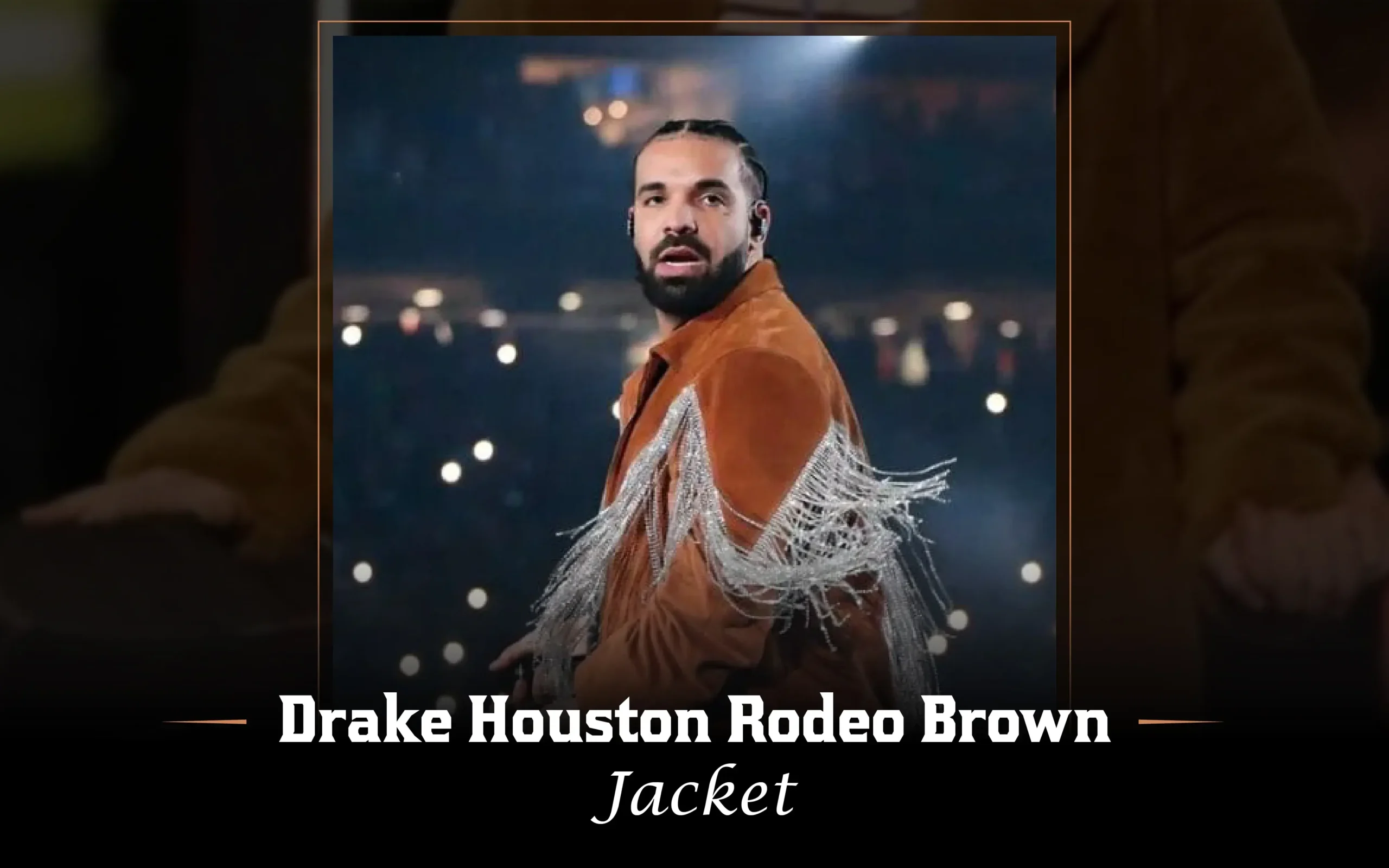Drake-Inspired Brown Suede Jacket