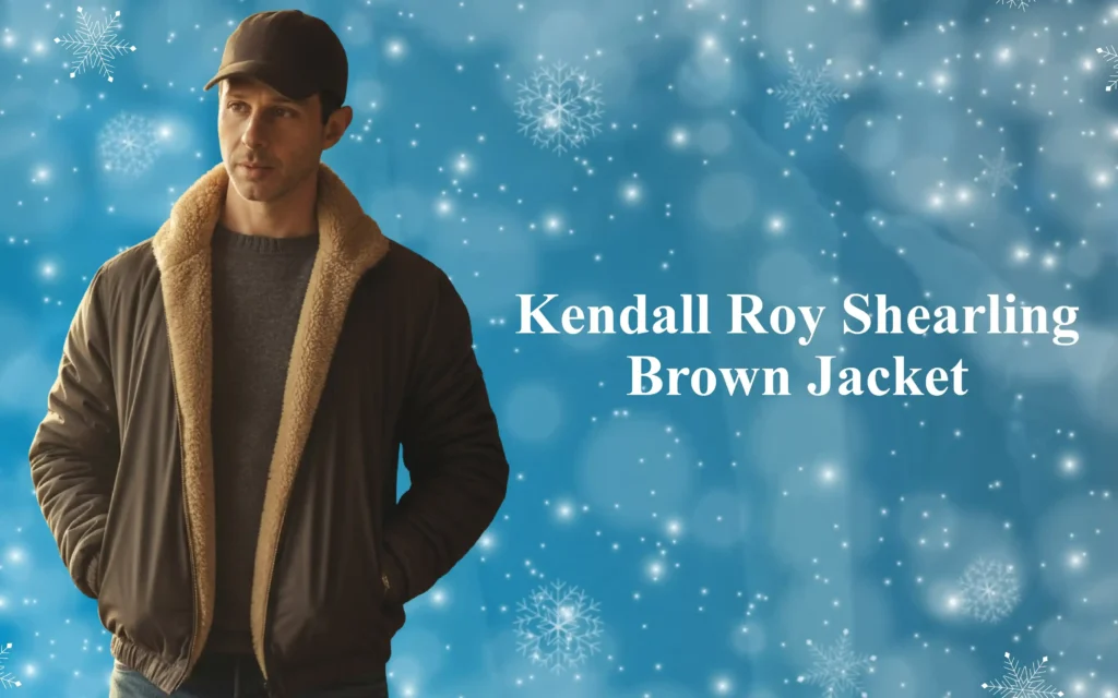 Kendall Roy Shearling Brown Jacket