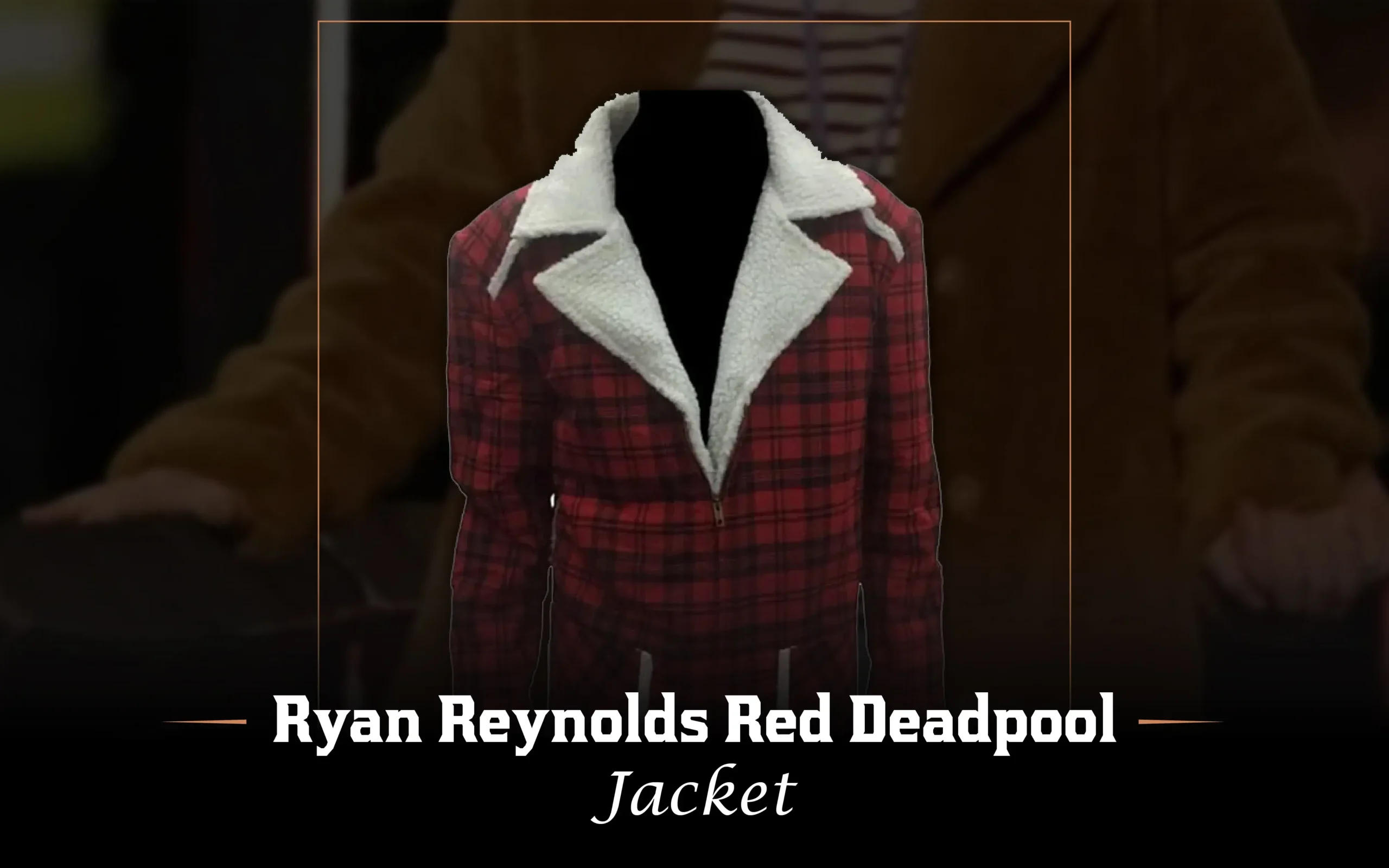 Ryan Reynolds-Inspired Red Deadpool Jacket