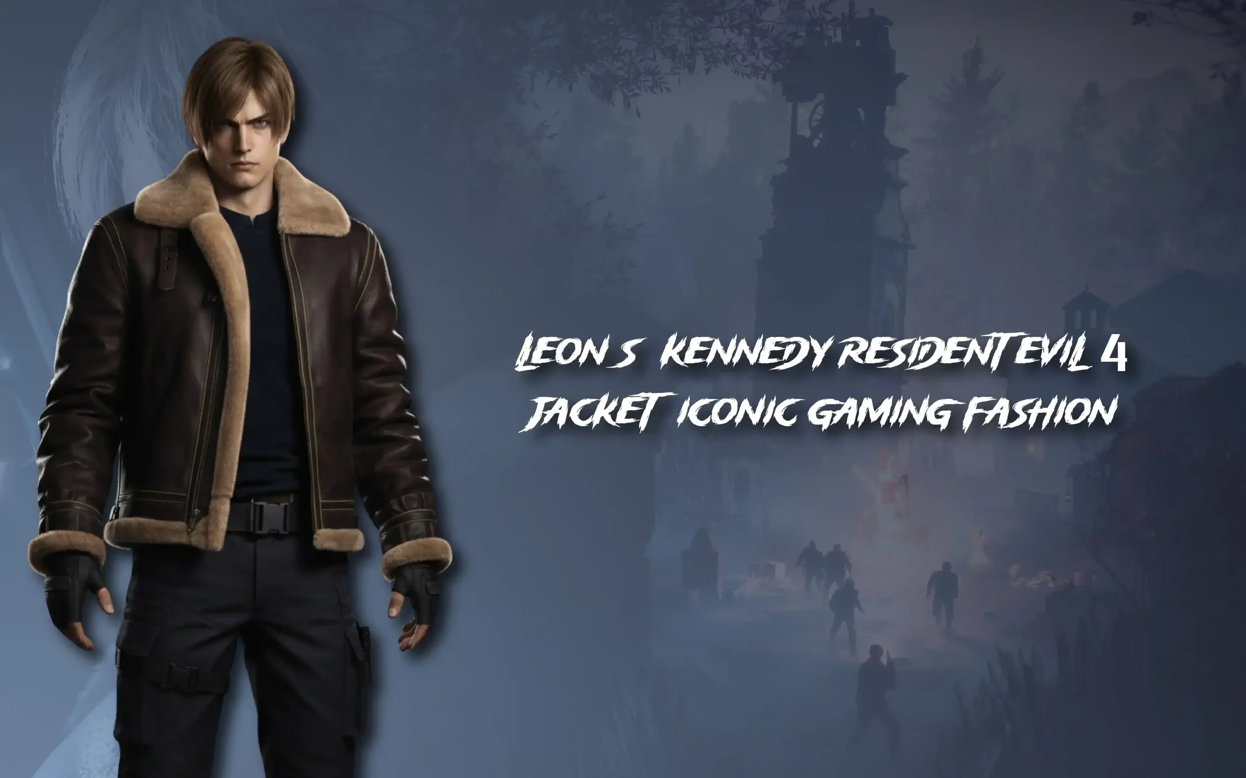 Leon S. Kennedy Resident Evil 4 Jacket Iconic Gaming Fashion