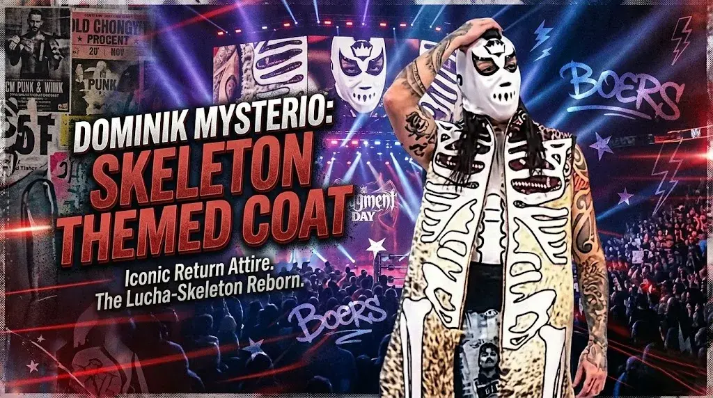 Dominik Mysterio Skeleton Themed Coat