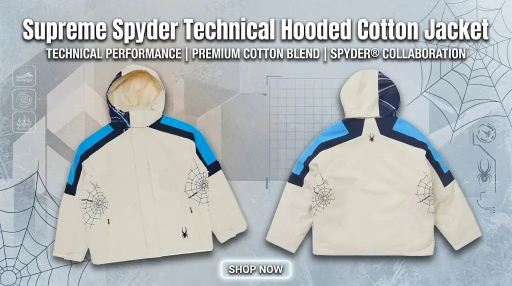 Supreme Spyder Technical Hooded Cotton Jacket