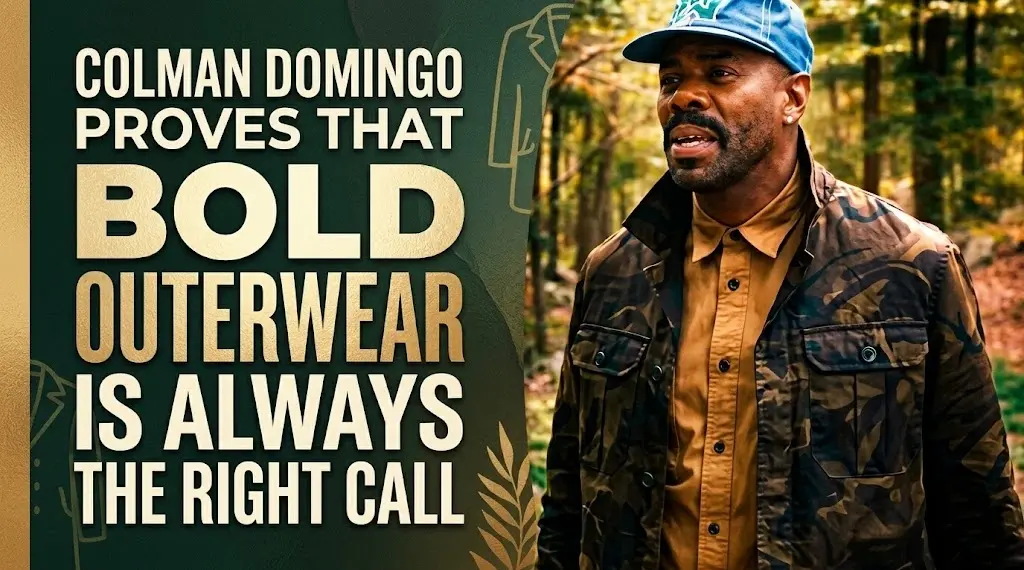 Colman Domingo Proves That Bold Outerwear Is Always the Right Call