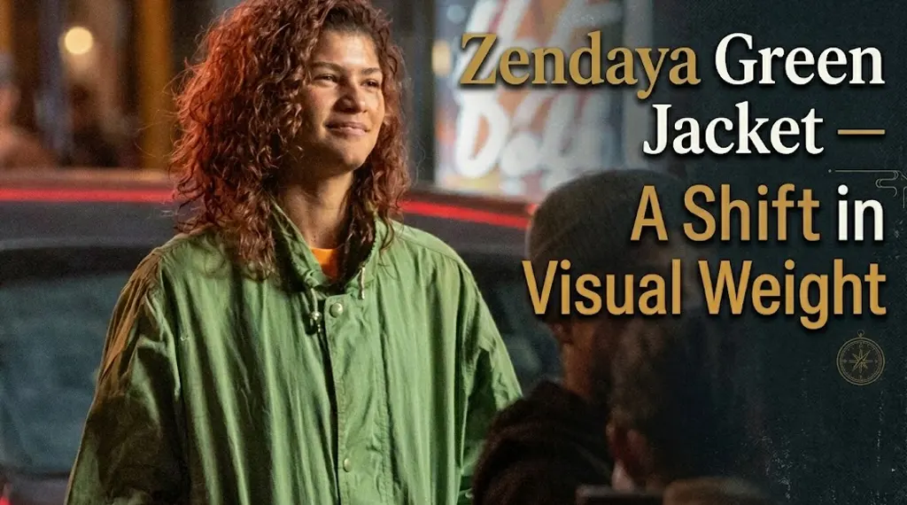 Euphoria 2026 Zendaya Green Bomber Jacket