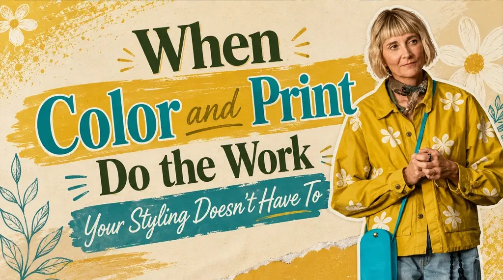 When Color and Print Do the Work Your Styling Doesn't Have To