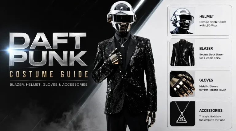 Daft Punk Costume Guide_ Blazer, Helmet, Gloves & Accessories