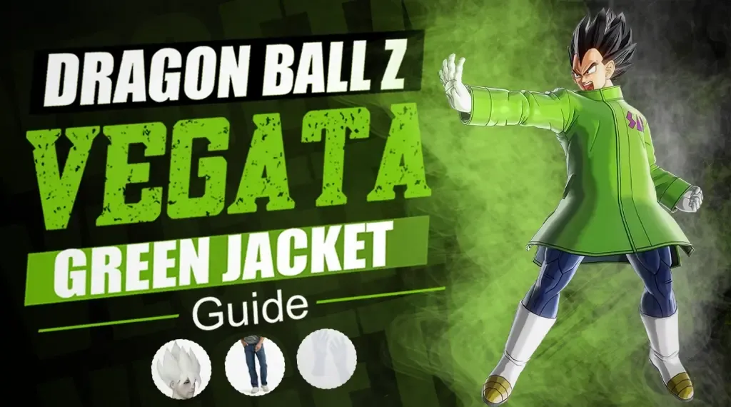 Dragon Ball Z Vegeta Green Jacket Costume