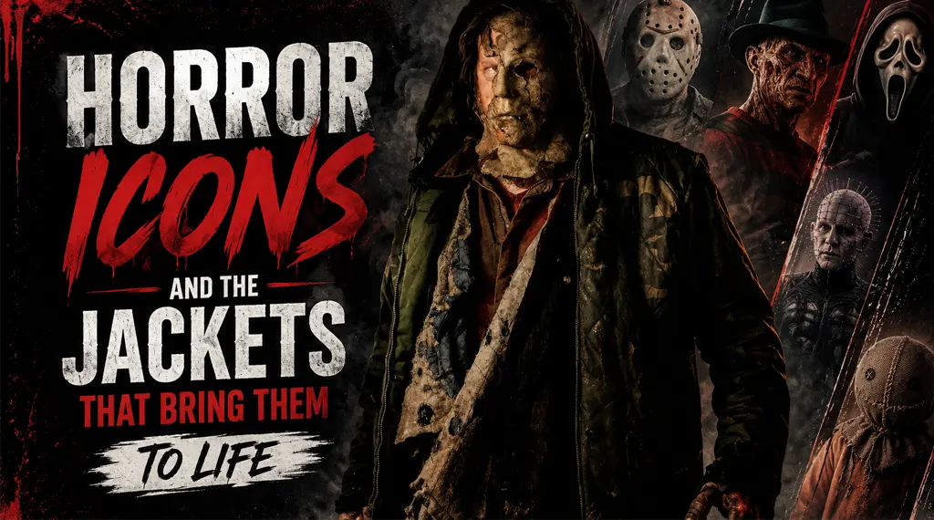 Horror Icons and the Jackets That Bring Them to Life