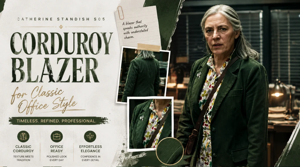Catherine Standish S05 Corduroy Blazer for Classic Office Style