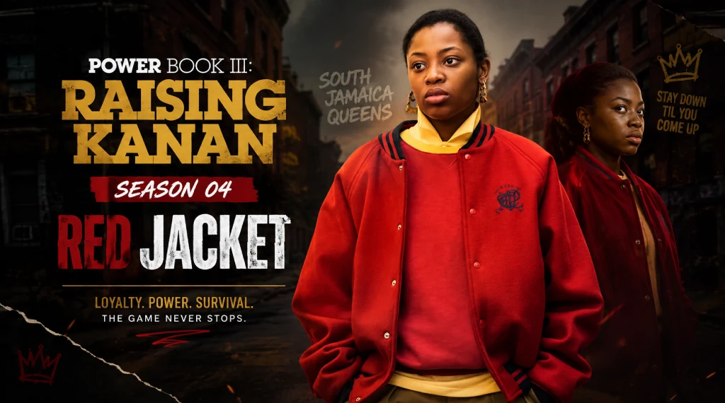 Power Book III Raising Kanan S04 Red Jacket