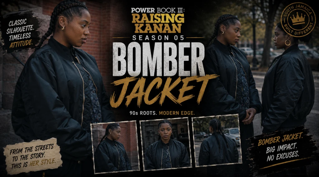 Power Book III Raising Kanan S05 Bomber Jacket