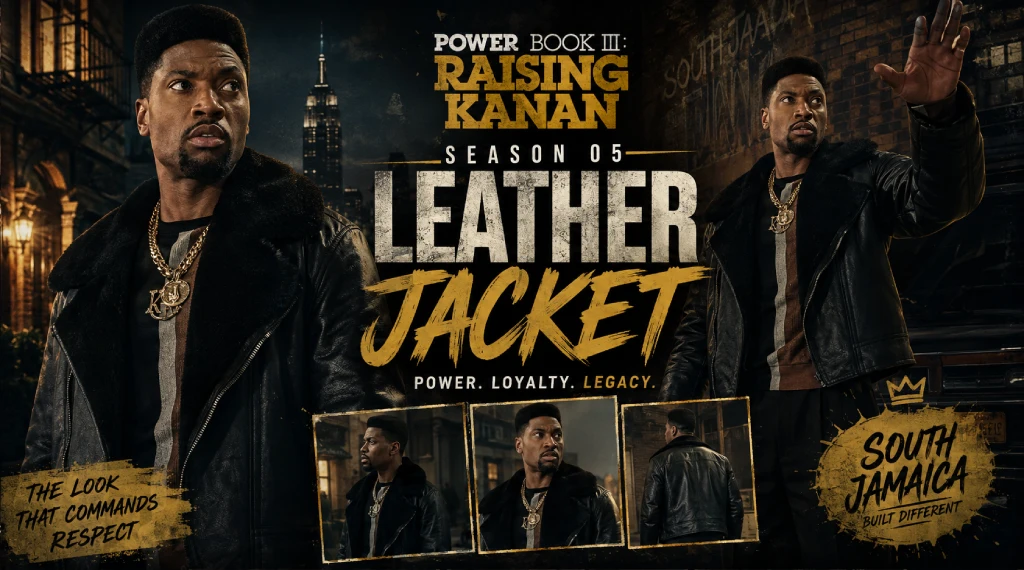 Power Book III Raising Kanan S05 Leather Jacket