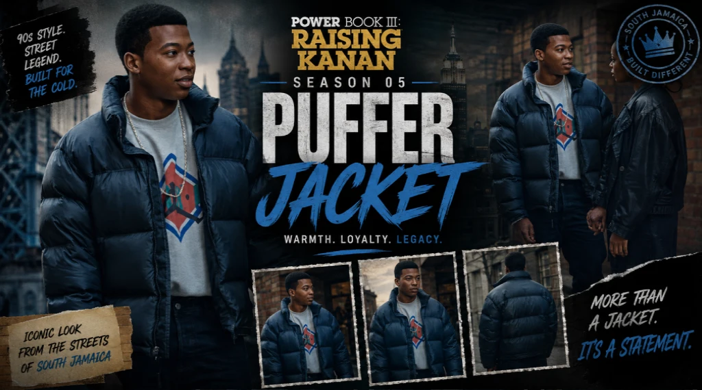 Power Book III Raising Kanan S05 Puffer Jacket