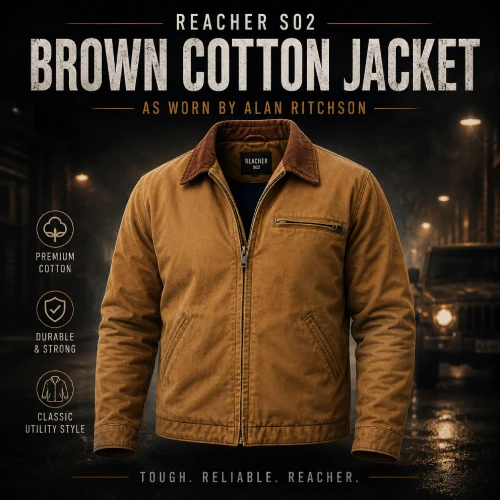 Classic Brown Outerwear That Captures the Reacher Aesthetic
