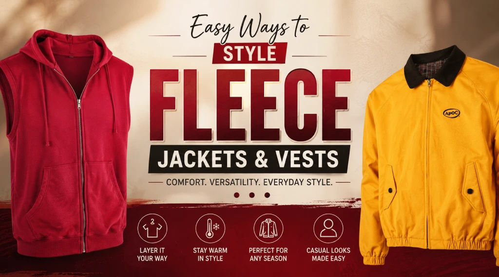 Easy Ways to Style Fleece Jackets and Vests
