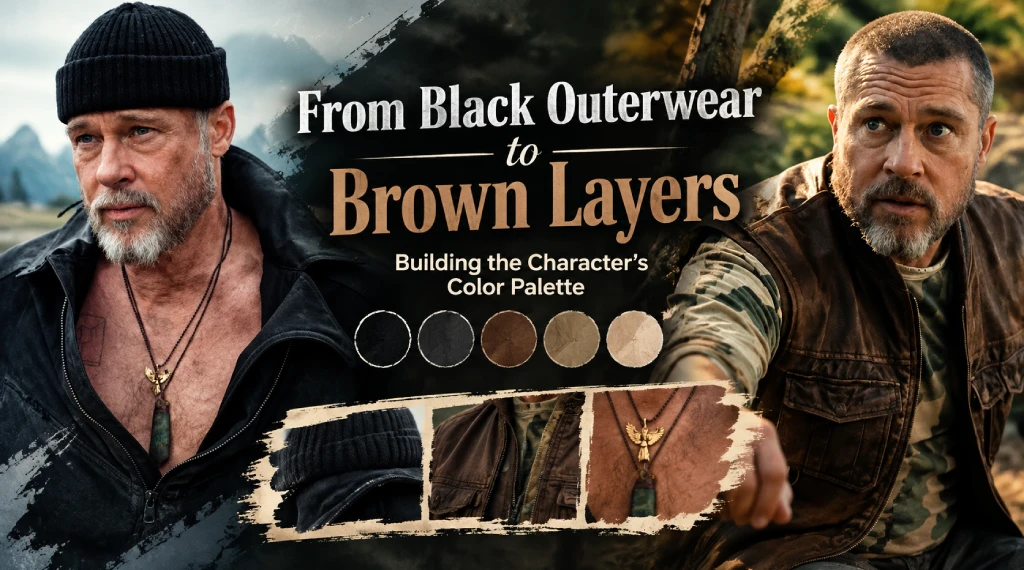 From Black Outerwear to Brown Layers: Building the Character's Color Palette