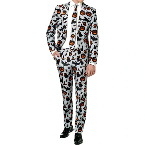 Halloween x Grey Pumpkin Suit