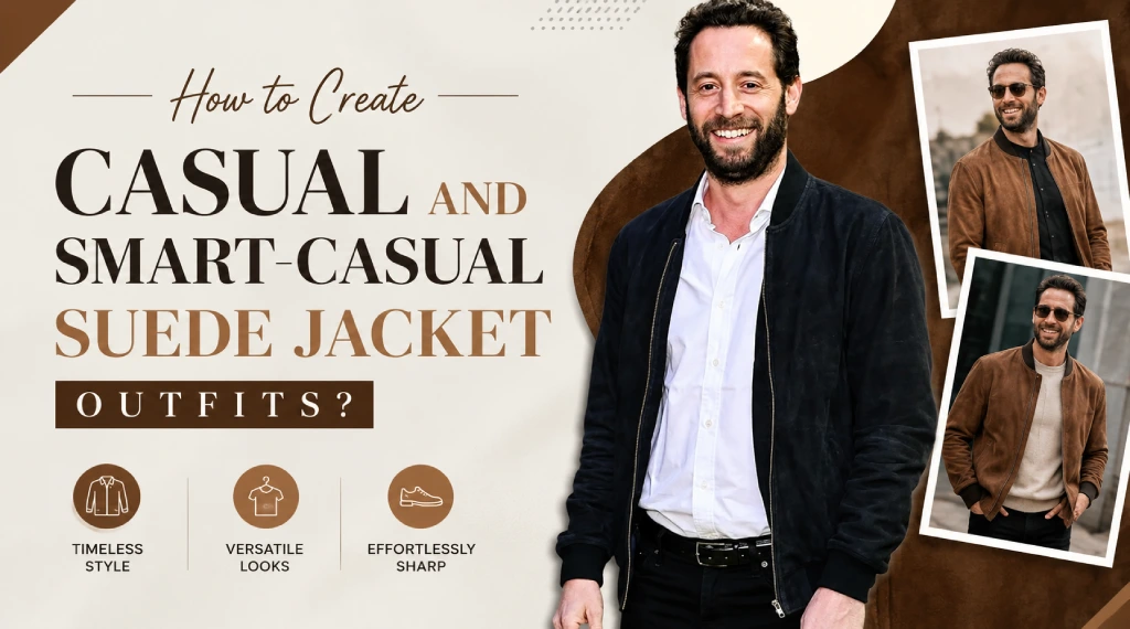 How to Create Casual and Smart-Casual Suede Jacket Outfits?