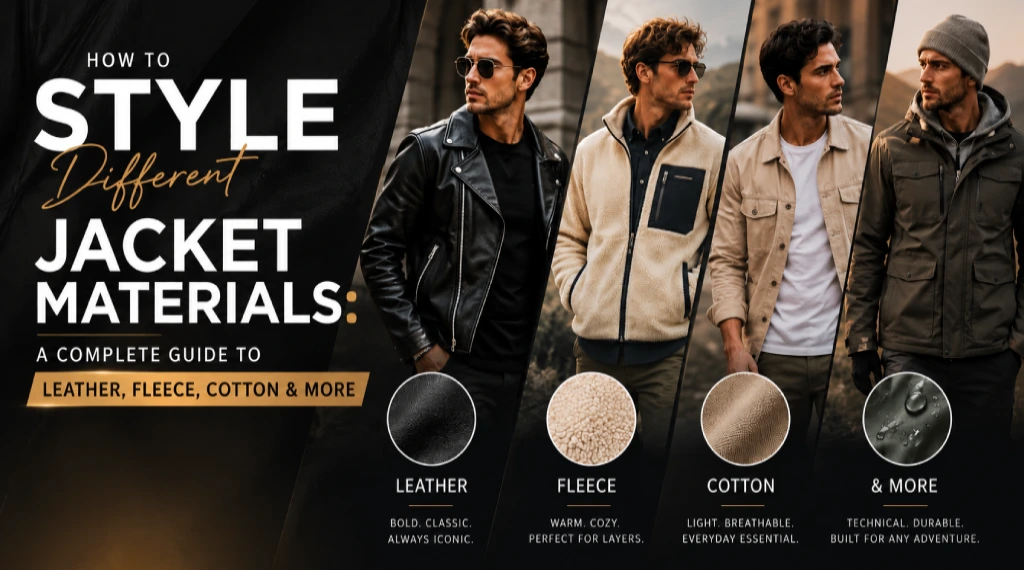 How to Style Different Jacket Materials A Complete Guide to Leather Fleece Cotton and More