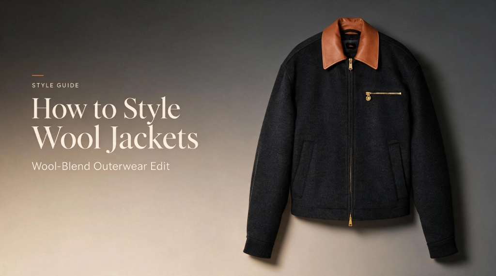 How to Style Wool Jackets and Wool Blend Outerwear