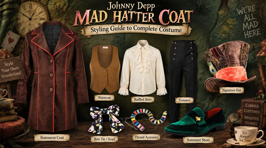 Johnny Depp Mad Hatter Coat Styling Guide to Complete Costume