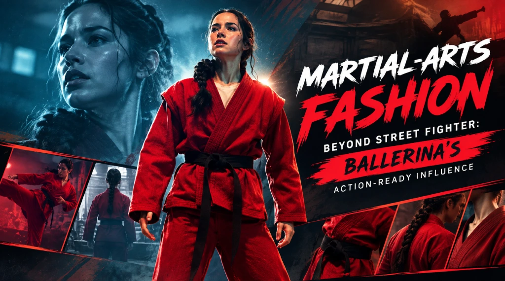Martial-Arts Fashion Beyond Street Fighter: Ballerina’s Action-Ready Influence