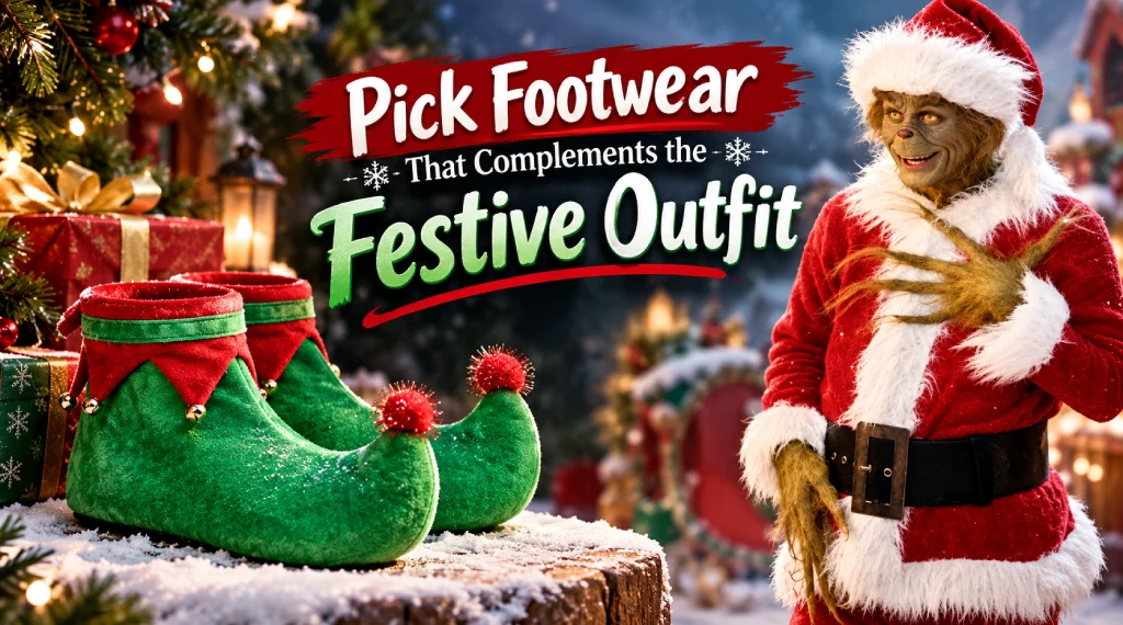 Pick Footwear That Complements the Festive Outfit