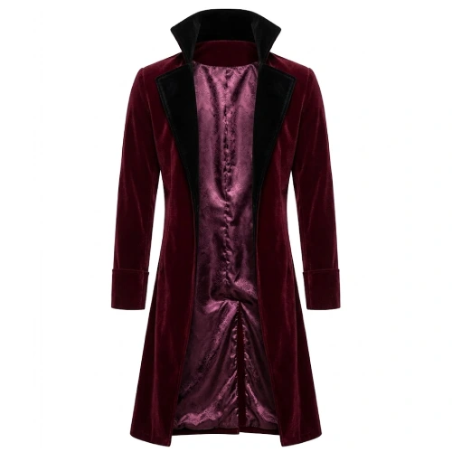 Vampire Halloween Red Costume Coat

