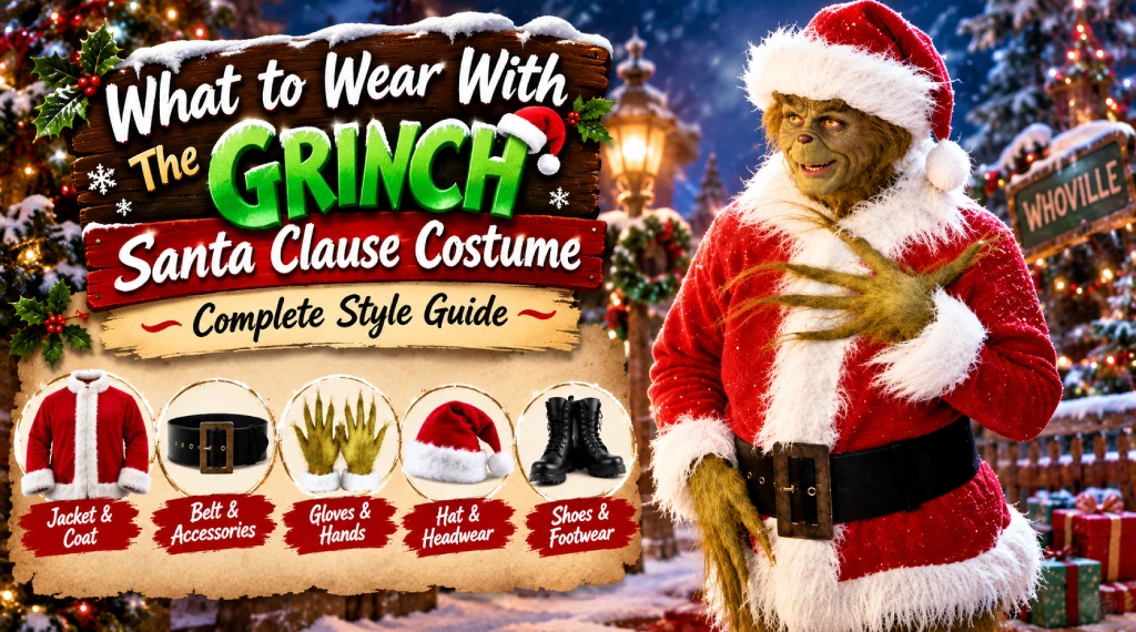 What to Wear With The Grinch Santa Clause Costume Complete Style Guide