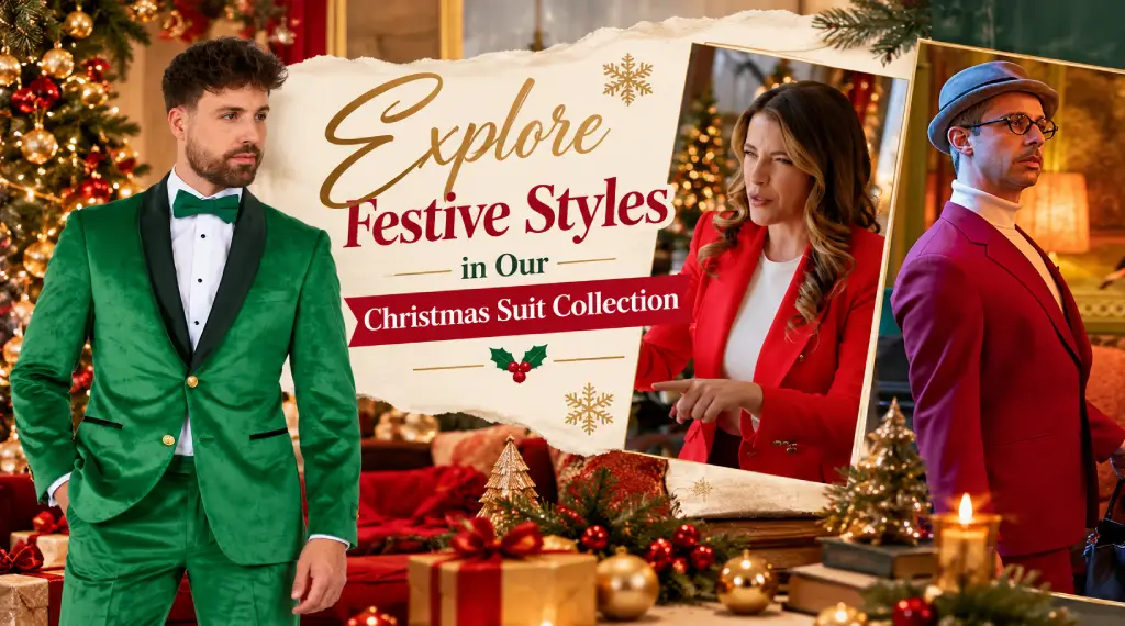 Explore Festive Styles in Our Christmas Suit Collection