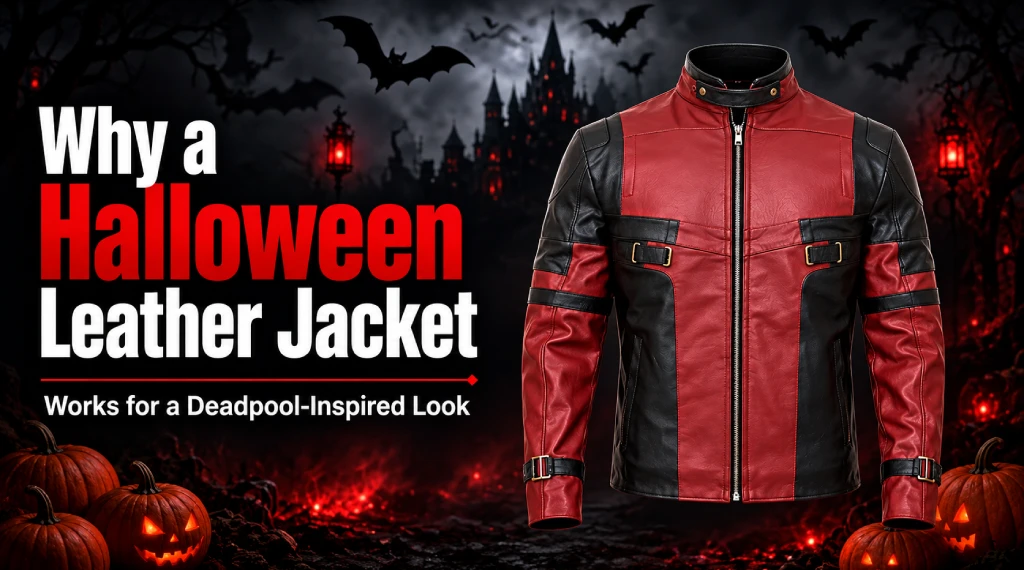 Why a Halloween Leather Jacket Works for a Deadpool Inspired Look